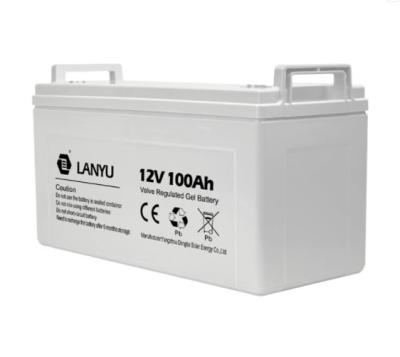 China High quality gel solar energy batteries 12v 100ah electric vehicle storage shed solar gel battery for sale