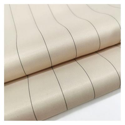 China Anti Static Anti Static Fabric 2cm Stripe 230T Polyester Taffeta Fabric For Liner for sale