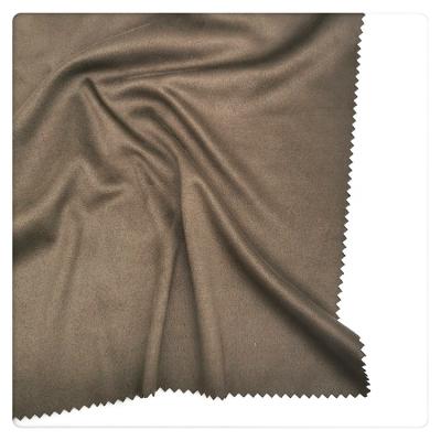 China Wholesale Soft 100% Suede Fabric Polyester Stretch Shrink-Resistant Knitted Scuba Suede Fabric for sale