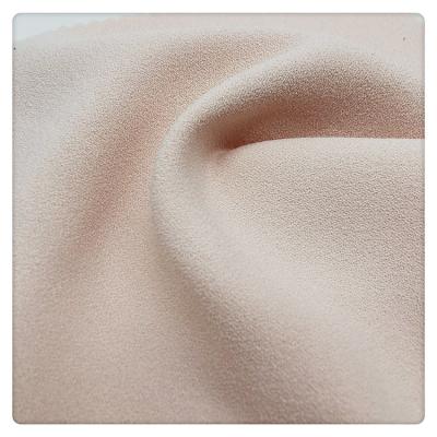 China Anti-Static Polyester Face Foam Crepe Chiffon Plain Stretch CEY Satin Garment Fabric for sale