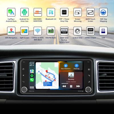 China GPS EONON 7 Inch Touch Screen Car Stereo Android 12 Android Car Radio for Toyota With DSP Carplay Android Auto 6+64GB for sale