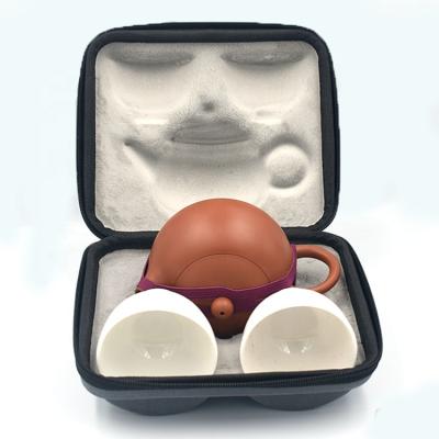 China Cute EVA SIYOU Carrying Case Heavy Duty Hard Home Use Portable Shell Storage Case For Tea Set for sale