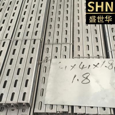 China Construction Power Strut Channel Slotted Steel C Channel With CE Certification for sale