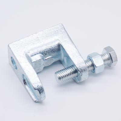 China Stainless Steel Galvanized Iron I Beam Clamp m8 m10 Beam Clamp Steel Metal for sale