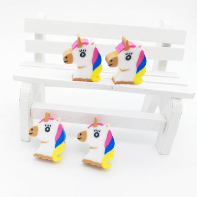 China Promotional Eraser 4 pcs/lot Kawaii Mini Animal Modify Erasers Cartoon Unicorn Pencil Eraser Creative for Kids Toys Gift Office School Stationery for sale