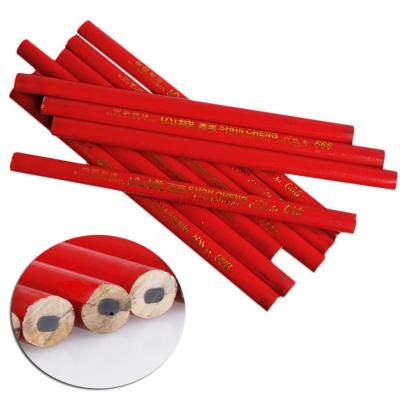 China 10 Pcs High Quality Woodworking Pencils Graphite For DIY Builders Joiners Woodworking New 10x 175mm for sale