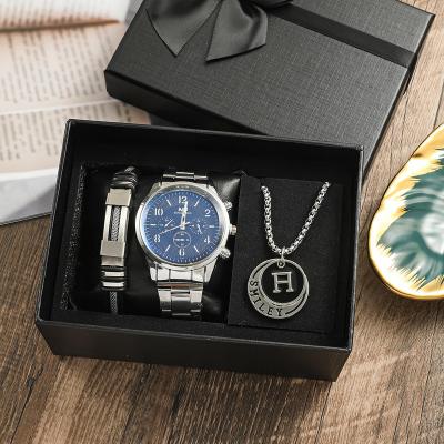 China Watch and Bracelet Set Gift Set Men's Watch and Bracelet Watch and Bracelet Gift Set for Men for sale