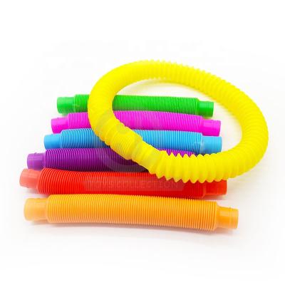 China Promotional Toys / Amazon Hot Sale DIY Relief Sensory Tools Fidgety Person Toys / Noise Tubes Colorful Noise Tubes Relaxation For Kids Stretches for sale