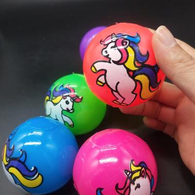 China Toy Hot Sell Customize Log 6.5cm LED Promotional Flashing Rubber Bouncing Ball for sale