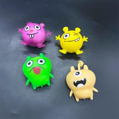 China To Relieve Stress 2021 Novelty Toy TPR Monster Squeeze Stress Buster Cute Wholesale Hot Person Toys For Children for sale