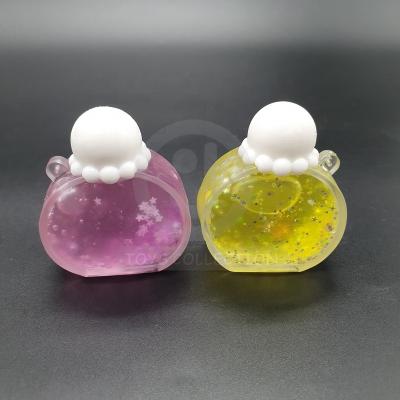 China High Quality 3+ Kids Play TPR Gifts Girls Toy Soft Stress Perfume Bottle Shape Duct Squeeze Ball for sale