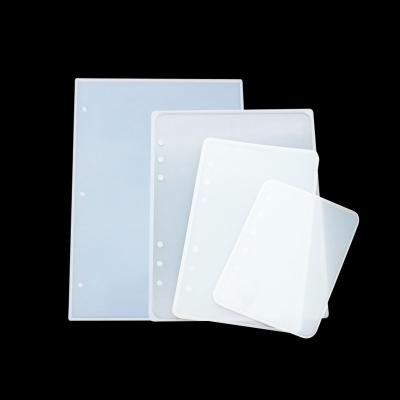 China Viable A4 A5 A6 A7 Notebook Silicone Mold 3D DIY Notebook Silicone Resin Mold for sale