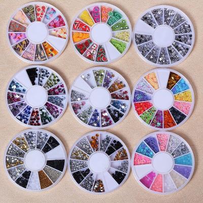 China New Style DIY Accessories 2019 Diy Soft Patch Nail Accessories 12 Color Soft Pottery Box Packaging Can Be Customized for sale