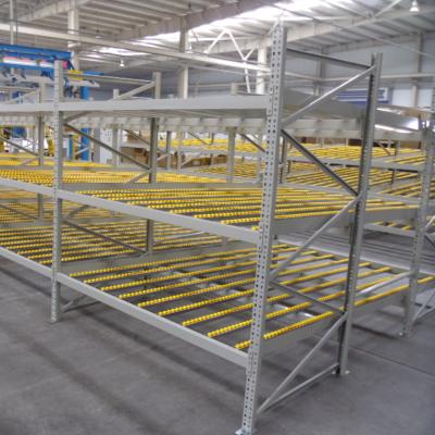 China Industrial Warehouse Storage Racking Metal Sheet Roll Warehouse Storage Cardboard Flow Rack for sale