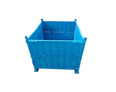 China Low corrosion protection price guaranteed quality collapsible and stackable steel container for sale