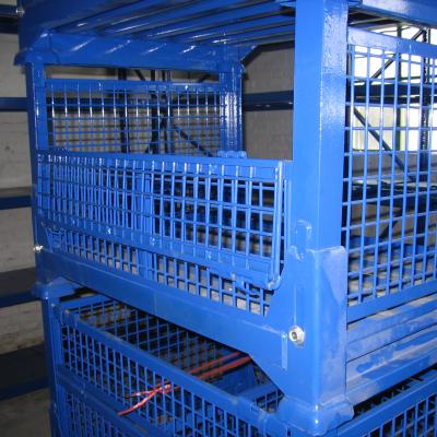 China Corrosion Protection Collapsible Wire Mesh Rigid Container For Storage for sale