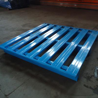 China Corrosion Protection Wholesale Customized Good Quality Heavy Duty Stacking Steel Warehouse Pallet for sale