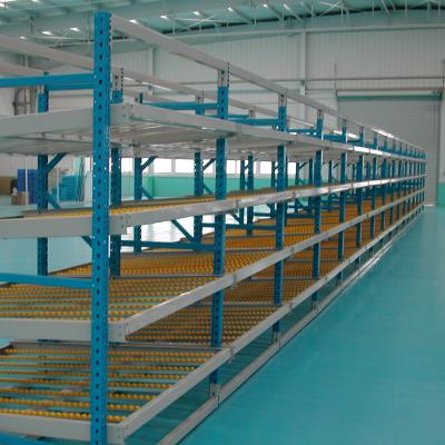 China High Quality Steel Corrosion Protection Storage Cardboard Flow Rack for sale