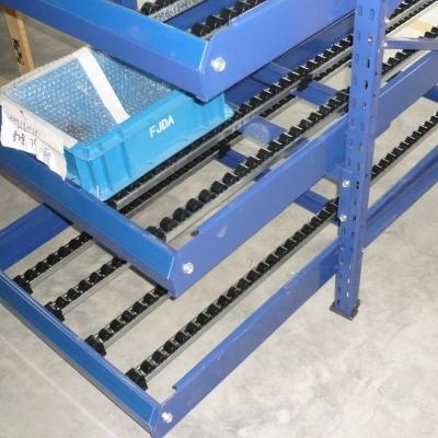 China High Quality Steel Corrosion Protection Storage Cardboard Flow Rack for sale