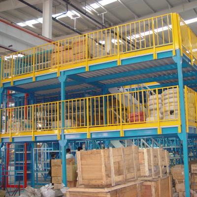 China Code Steel Rack Pallet Corrosion Protection Rack HS Systems Mezzanine q235b Steel Flooring Suppliers for sale