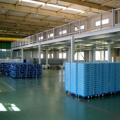 China Logistics/warehouse transport 1000kg per square meter steel q235B in china steel mezzanine platform for sale