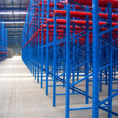 China Q235B in china high quality drive in industrial heavy duty pallet rack warehouse rack for sale