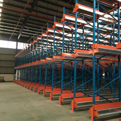 China Corrosion Protection Heavy Duty Pallet Shuttle Racking System for sale