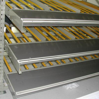 China Industrial Cardboard Storage Warehouse Racking Storage Rack High Quality Steel Flow Rack for sale