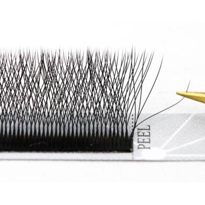 China Natural Soft Bulk Volume Lash Four Foil Eyelashes 4D Premade Fans Eyelashes Extension for sale