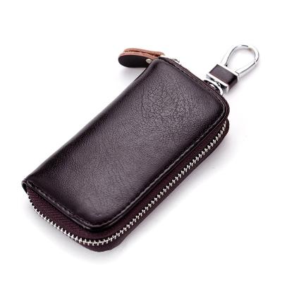 China High quality real leather wallet key holder for multiple keys organizer for sale