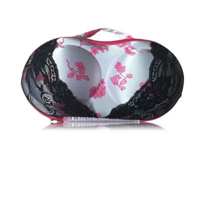 China Travel sexy fashionable bra case design lace bra box bra packing box sexy bra packaging box for sale