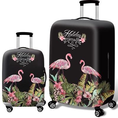 China Suitable for suitcase moving accessories 2018 flamingo new design thick luggage cover suitcase covers for sale