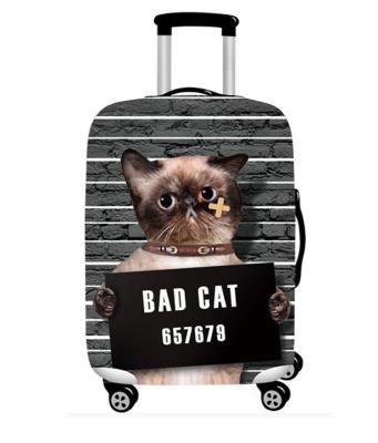 China Suitable for Suitcase Novelty Design Cat Animal Luggage Cover Suitcase Cover Goods for sale