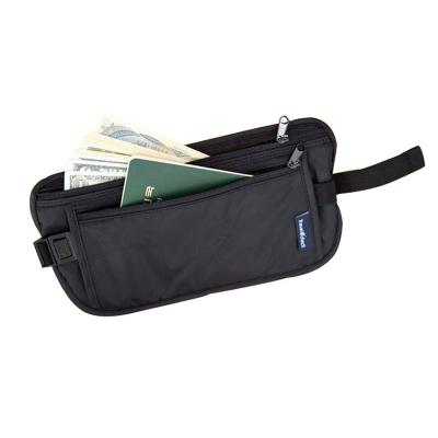 China Korean Portable Waterproof Nylon Travel Hidden Wallet Waist Bag Travel Hidden Wallet Anti-theft Money Pocket for sale