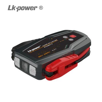 China Durable Truck LK POWER Professinal Emergency Tools Portable Multi-fuction Car Jump Starter For Truck for sale