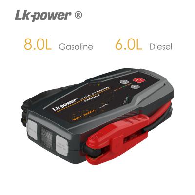 China Portable Touring Car Mini Durable 30000mah 2000A Emergency Car Powerbank Jump Starter for sale