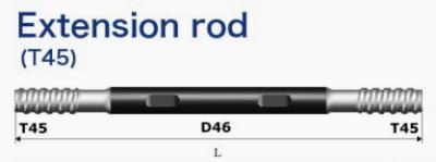 China La perforación de roca de Tamrock Rod Round T38 perfora a Rod Diameter 46m m en venta