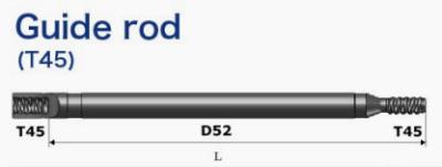 China Taladro Rod 4270m m de Rod Forging Carbon Steel R32 de la perforación de roca T45 en venta