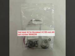 Seal repair kit for Montabert HC109 rock drill part number 86640299