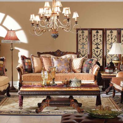 China Luxury Sofa Solid Wood American Style Manufacturing Factory Mid Century Convertible Wooden Leather Sofa Set Solid Wood Design for sale