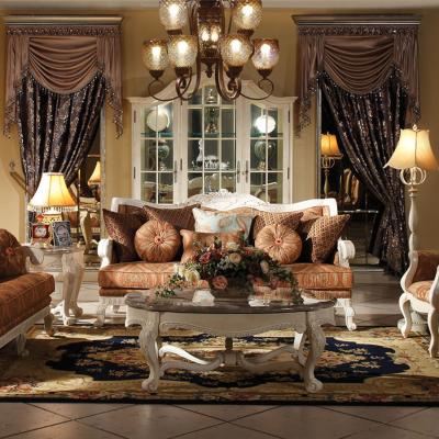 China Convertible Luxury Classic French Style Sofas Bed Set Fabric Couch Wood Frame Luxury Couch For Living Room American Luxury Sofa for sale