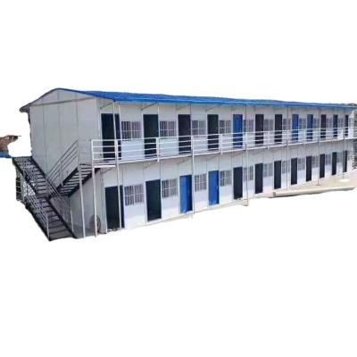 China Building Type 2021 Modern Prefab Personnel Accommodation Panel Temporary Portable Prefab House K Labor Camp for sale