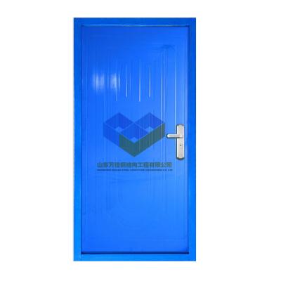 China Modern High Quality Customizable Fireproof Steel Metal Steel Door For Prefab House Container House Door for sale