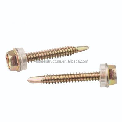 China Pan High quality hexagon head screw and bolt made of china drill shank thread with protection for sale