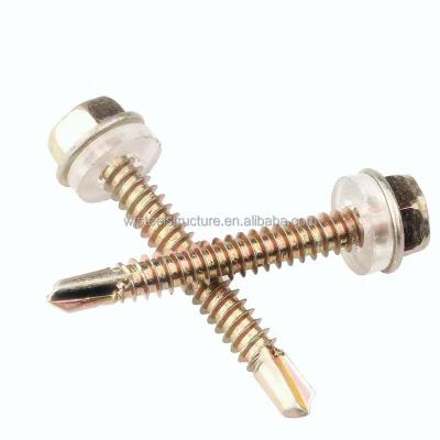 China Pan High quality hexagon head screws data entry work drill shank thread made in china bolt for sale for sale