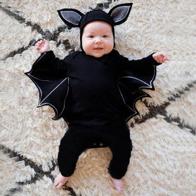 China 2021 Cotton Customized New Baby LOGO Baby Hooded Tights Halloween Performance Clothes Climbing Clothes Children Pajamas Kids Hoodie HY2628 for sale