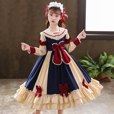 China Autumn and Winter Children's Skirt Suit Autumn and Winter Children's Skirt Princess Girls Lolita Selling Comfortable Dress Hair Breathable Accessories Skirts HP235 for sale