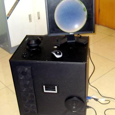 China Built-in speakers 360 degree digital laser hd planetarium projector with fish lens for sale