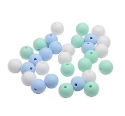 China Durable DIY Food Grade Silicone Chewable Baby Teether Baby Teether Soft BPA Free Beads for sale