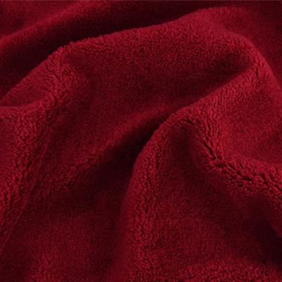 China Wholesale Cheap Price Baby Blanket Material Super Soft Coral Fleece Plush Fabric For Bathrobe Anti-static for sale